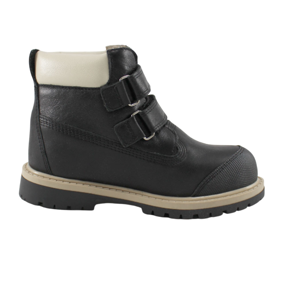 Ботинки BEST.A L505Z-SV BEST.A Ботинки для мальчика,черная кожа - фото 2
