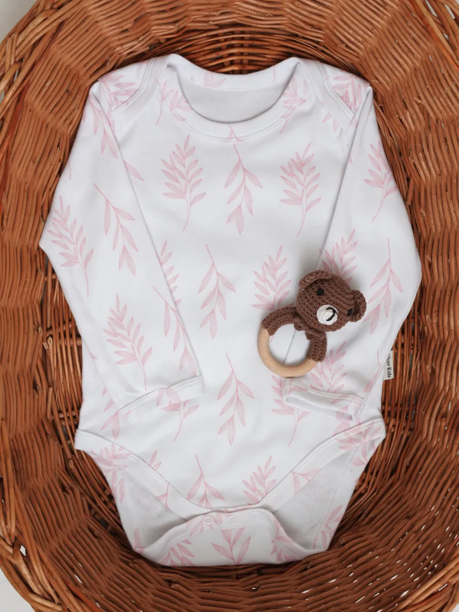 Боди 3 шт Супер Пупс нбр/3пр/боди/SK20розовыйлисточкиветочки - фото 21