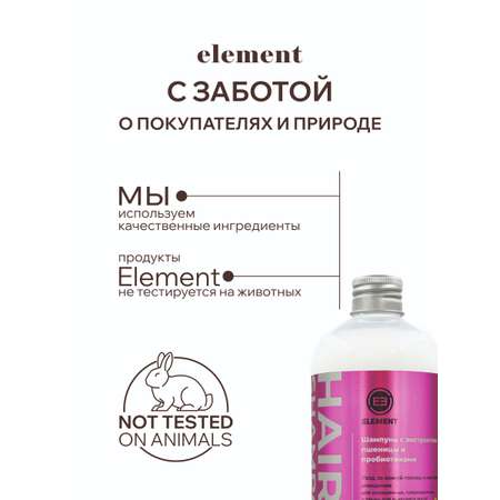 Шампунь ELEMENT 300 мл