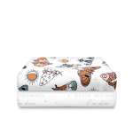 Пелёнка Mjolk Бабочки-Hello Mommy трикотаж 85х120 см 2 шт.