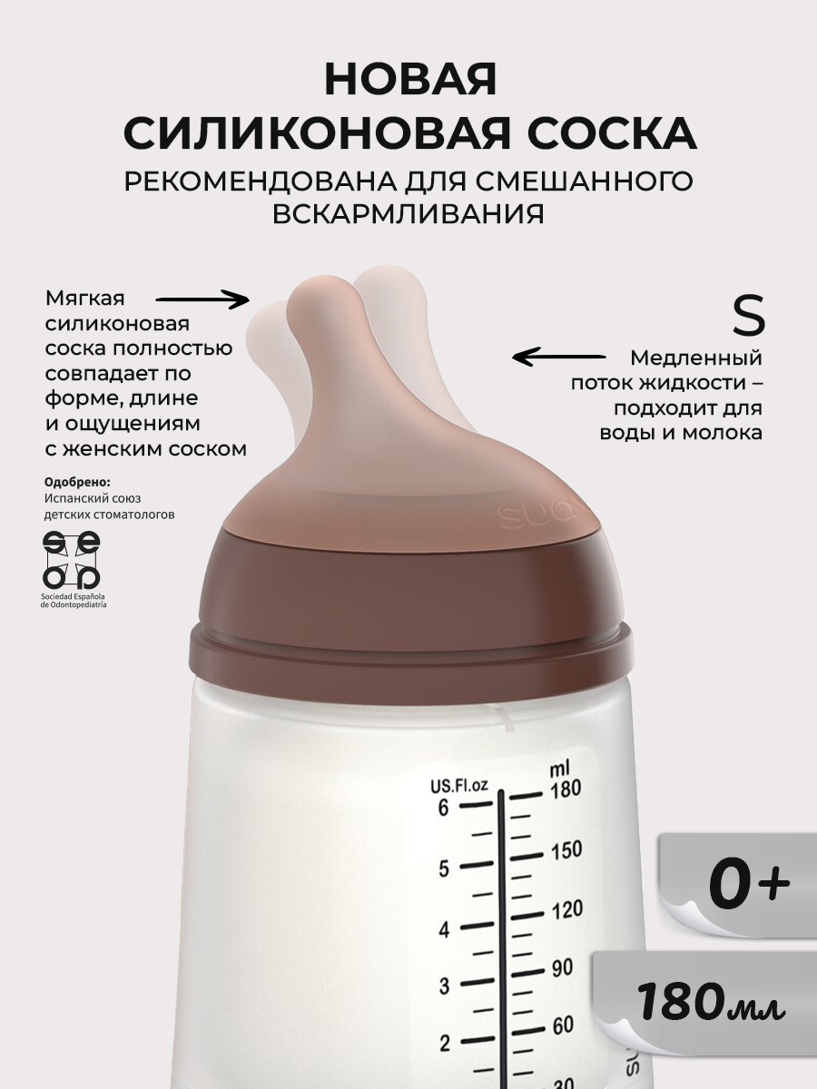 Бутылочка Suavinex Anti-Colic 180 мл - фото 3