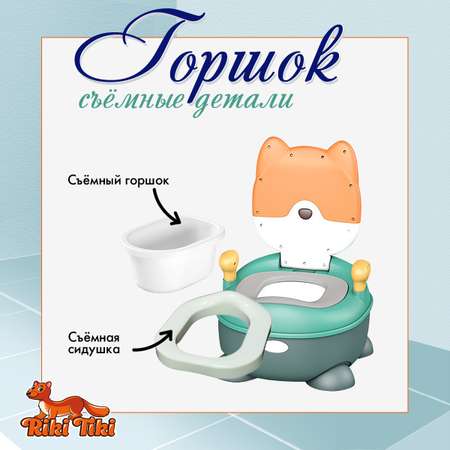 Горшок детский RIKI TIKI baby Funny animals