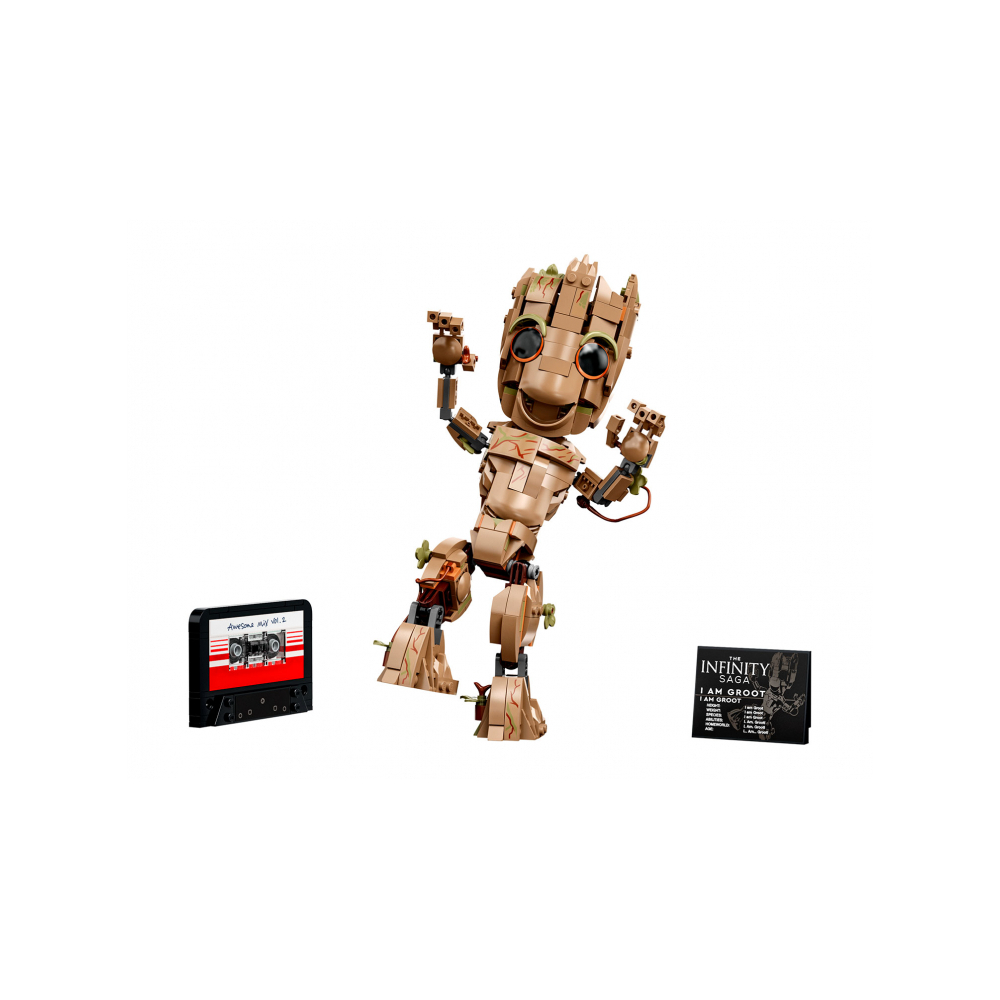 Конструктор LEGO Marvel Super Heroes Я есть Грут 76217 372 дет. - фото 3