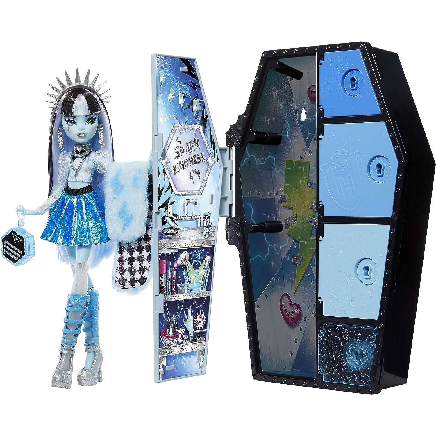 Кукла модельная Monster High Skulltimate Secrets Frankie HNF75 - фото 1