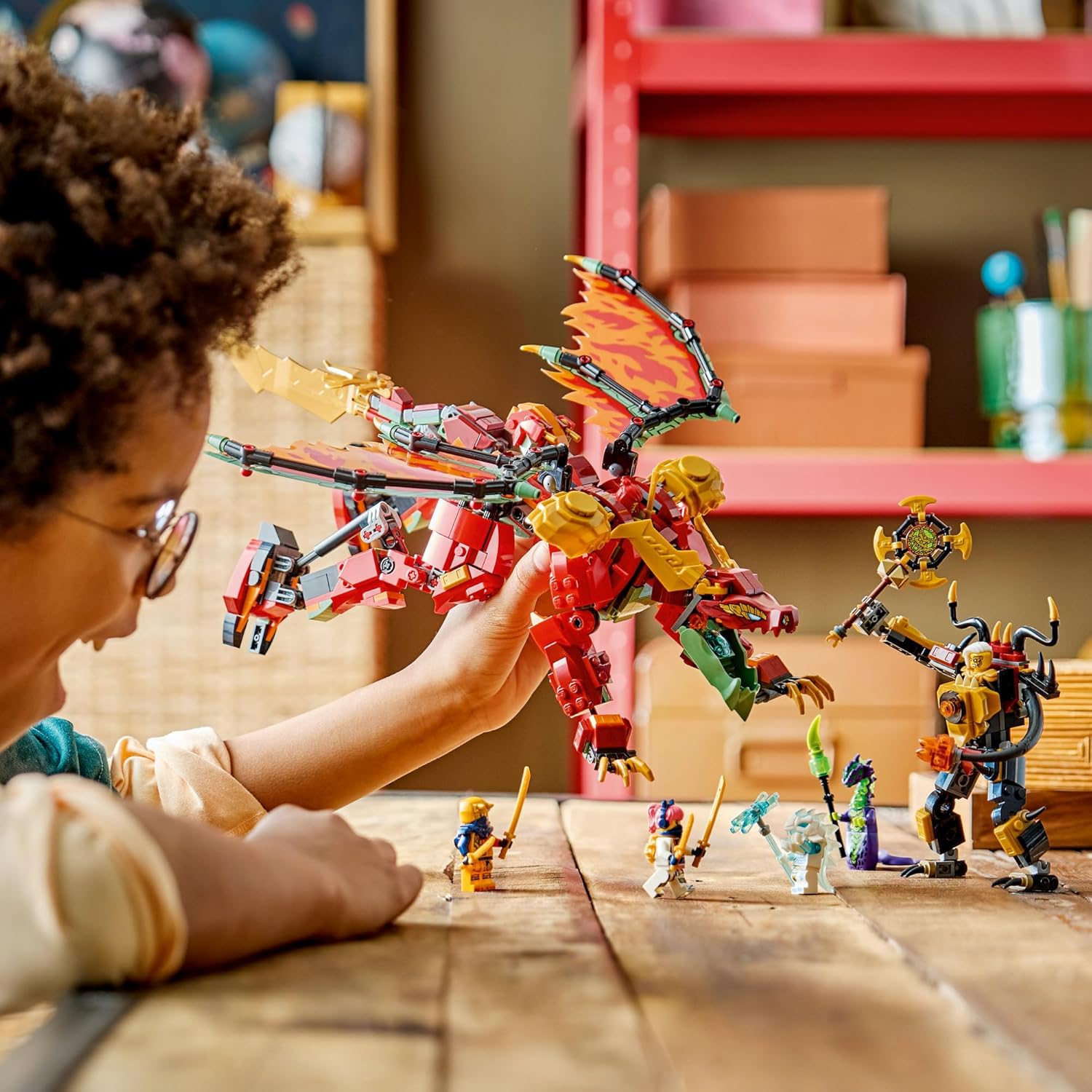Конструктор LEGO NINJAGO Уайлдфайра 821 дет. - фото 9