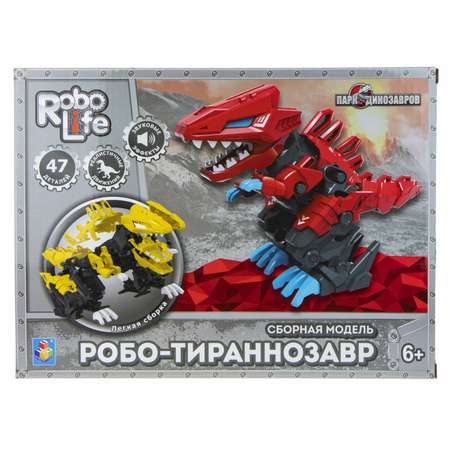 Конструктор Robo Life Робо Тираннозавр 47 дет.