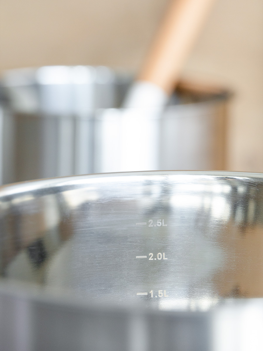 Миска DeNASTIA с прозрачной крышкой 3 л нерж.сталь ментол A000341 - фото 5