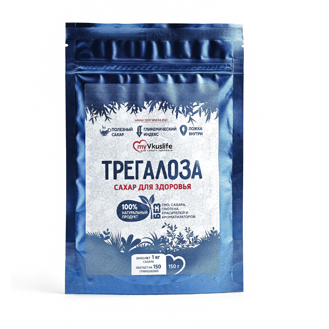 Трегалоза 150 г LONGA VITA натуральный сахарозаменитель myVkuslife с неотамом 150 г - фото 20