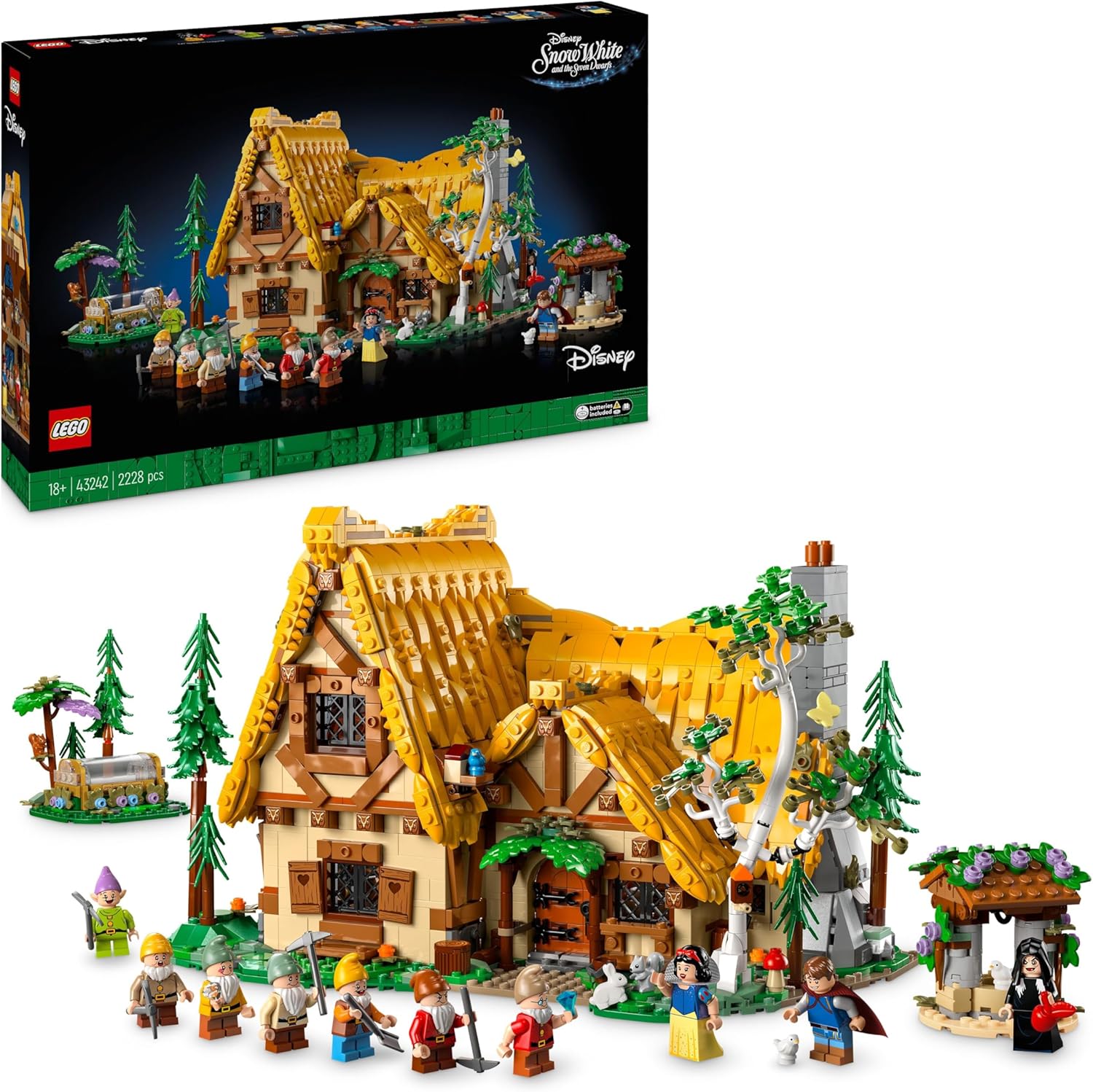 Конструктор LEGO Disney Princess Домик Белоснежки и семи гномов 2228 дет. - фото 1