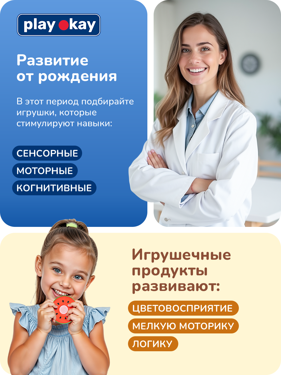 Игрушка Play okay продукты 32 предм. - фото 9
