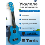 Игрушка музыкальная Terris PLUS 50 BL укулеле