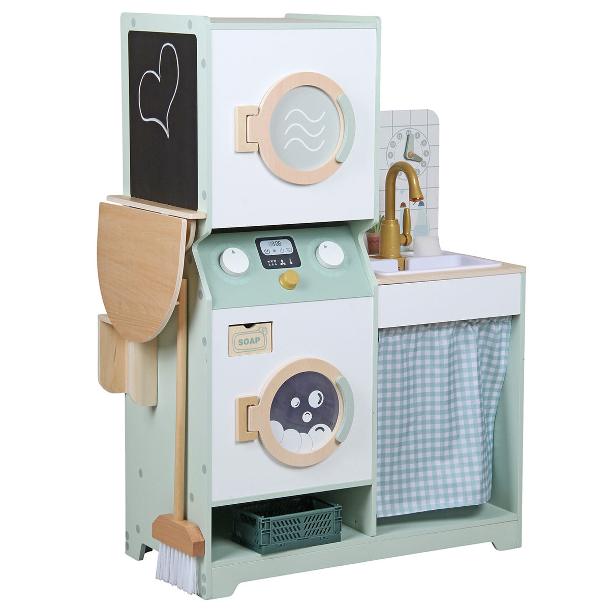 Игрушка Veld Co стиральная машина, гладильная доска, утюг 136 предм. - фото 25