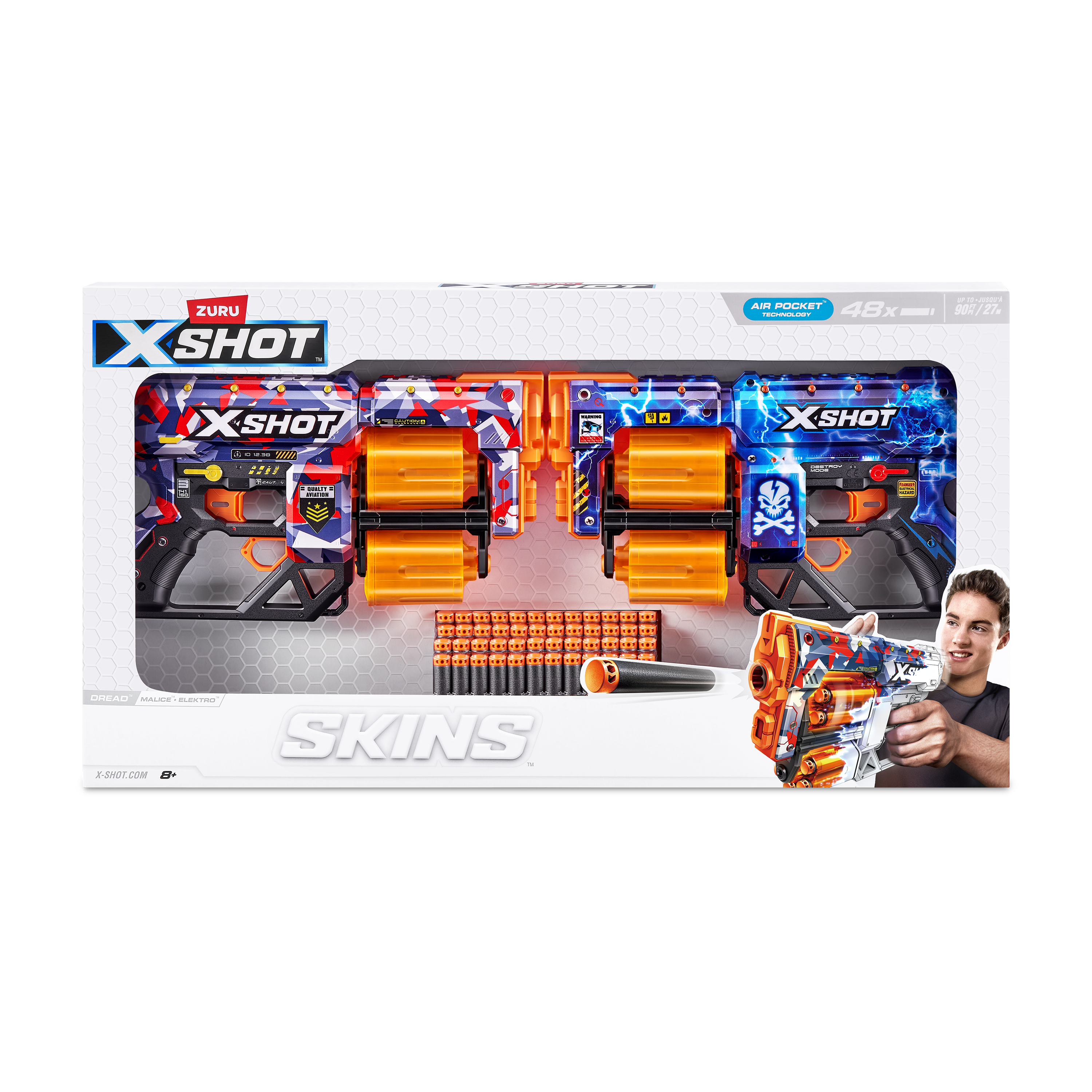 Бластер Zuru XSHOT  Skins Бластер Дред - фото 9