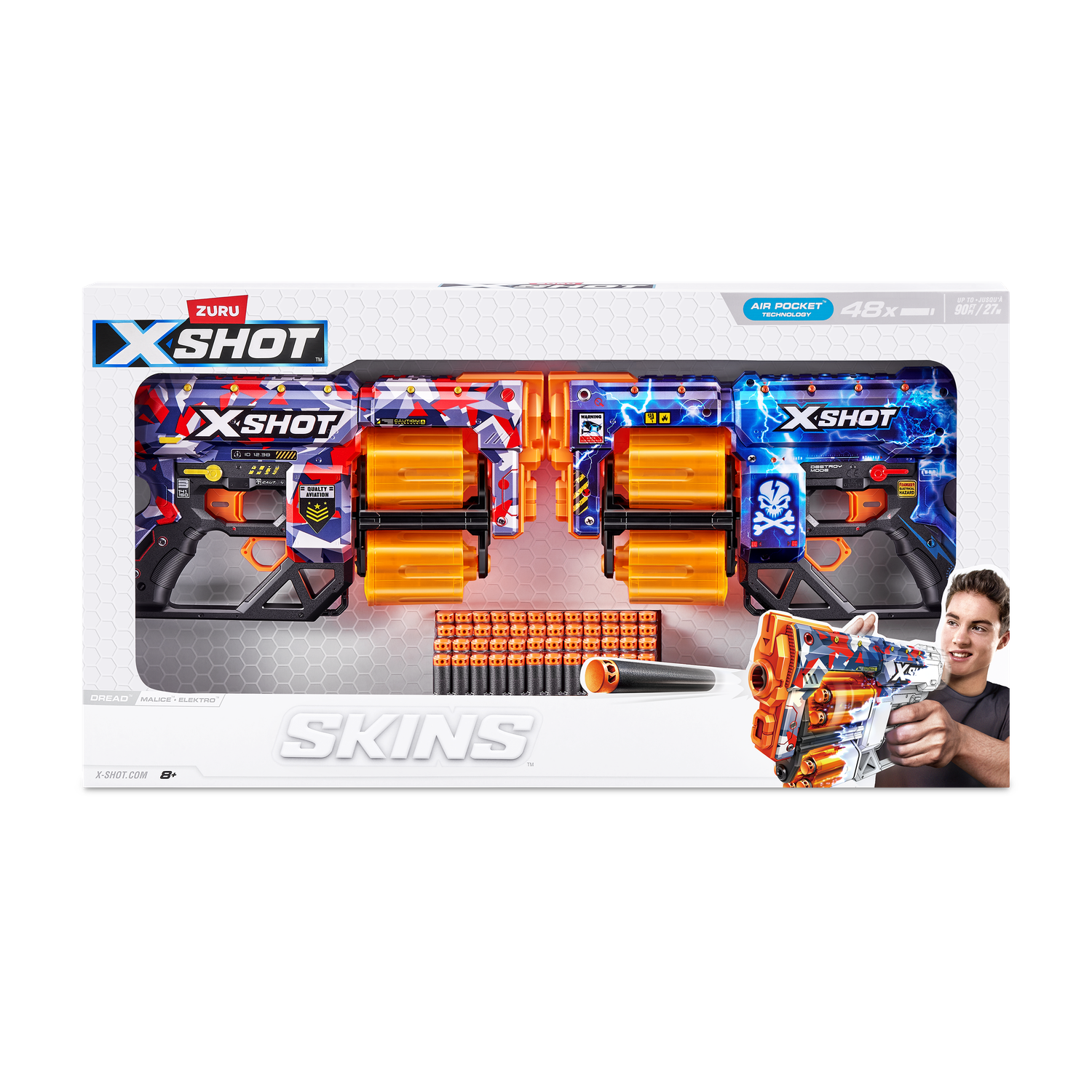 Бластер Zuru XSHOT  Skins Бластер Дред - фото 9