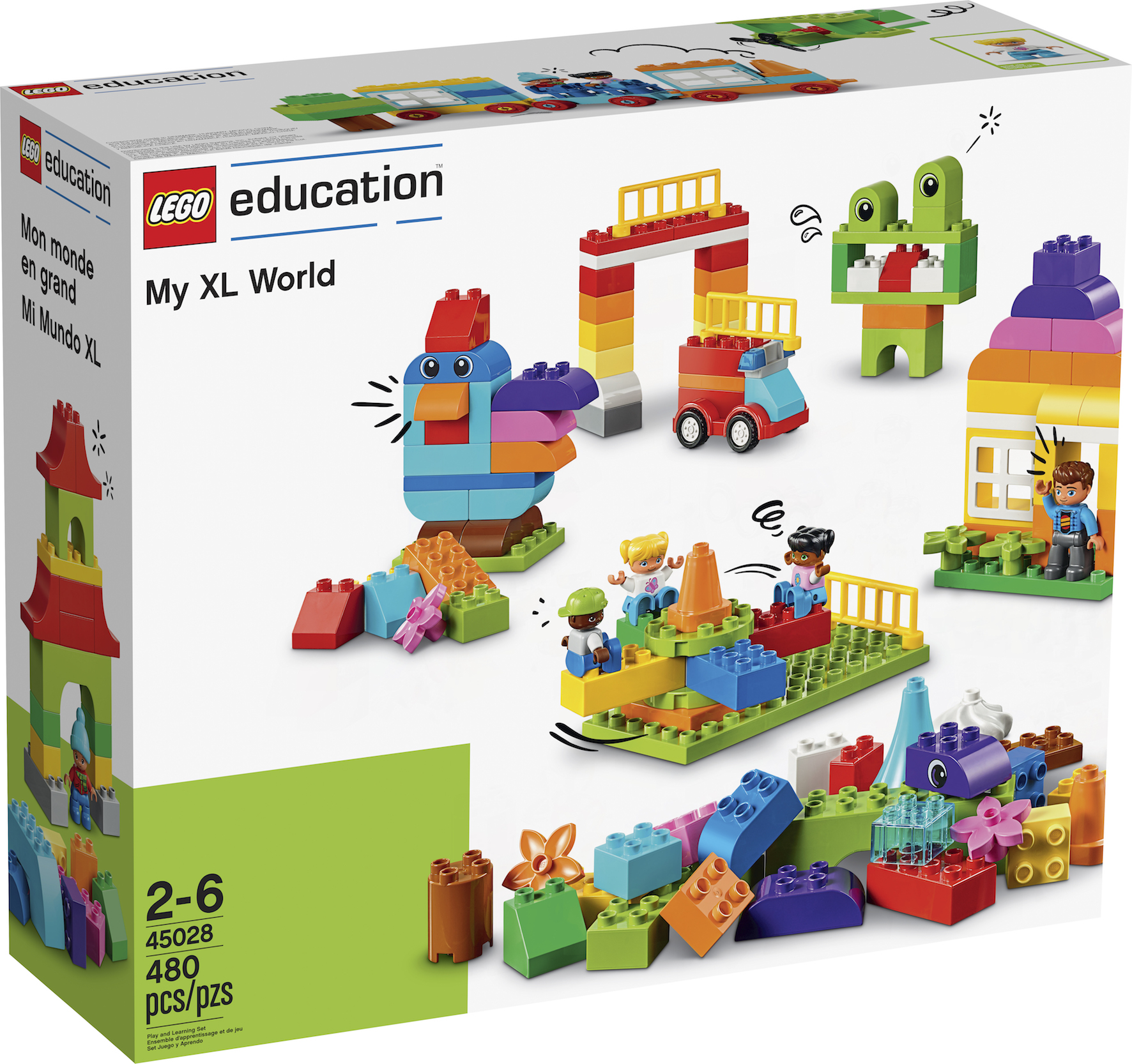 Изображение товара Конструктор LEGO Education Мой большой мир Duplo 480 дет.
