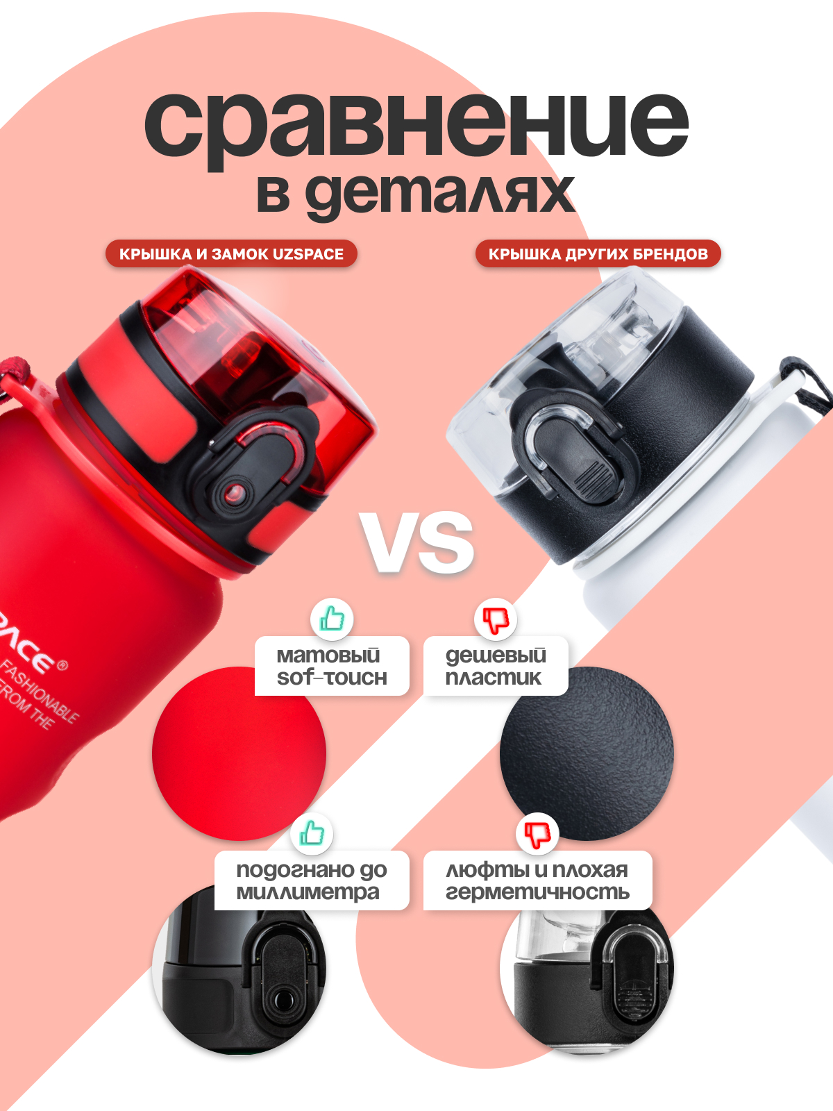 Бутылка UZSPACE 500 мл - фото 5