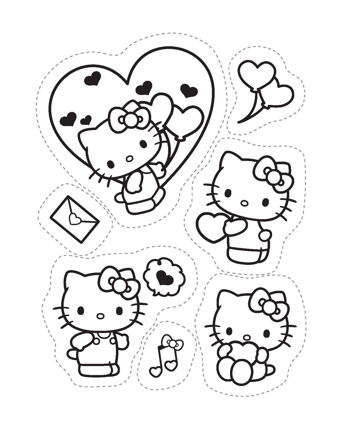 Книга АСТ Hello Kitty стикербук - фото 3