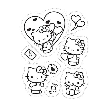 Книга АСТ Hello Kitty стикербук