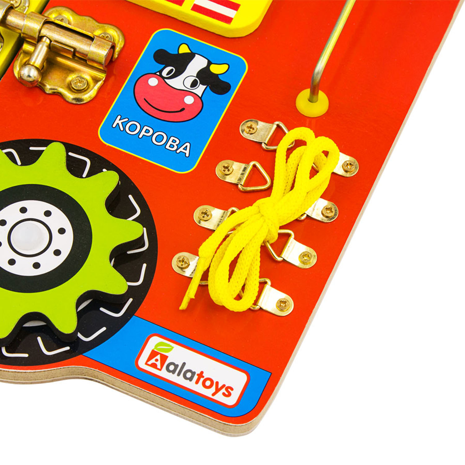 Игрушка Alatoys бизиборд Автобус - фото 5