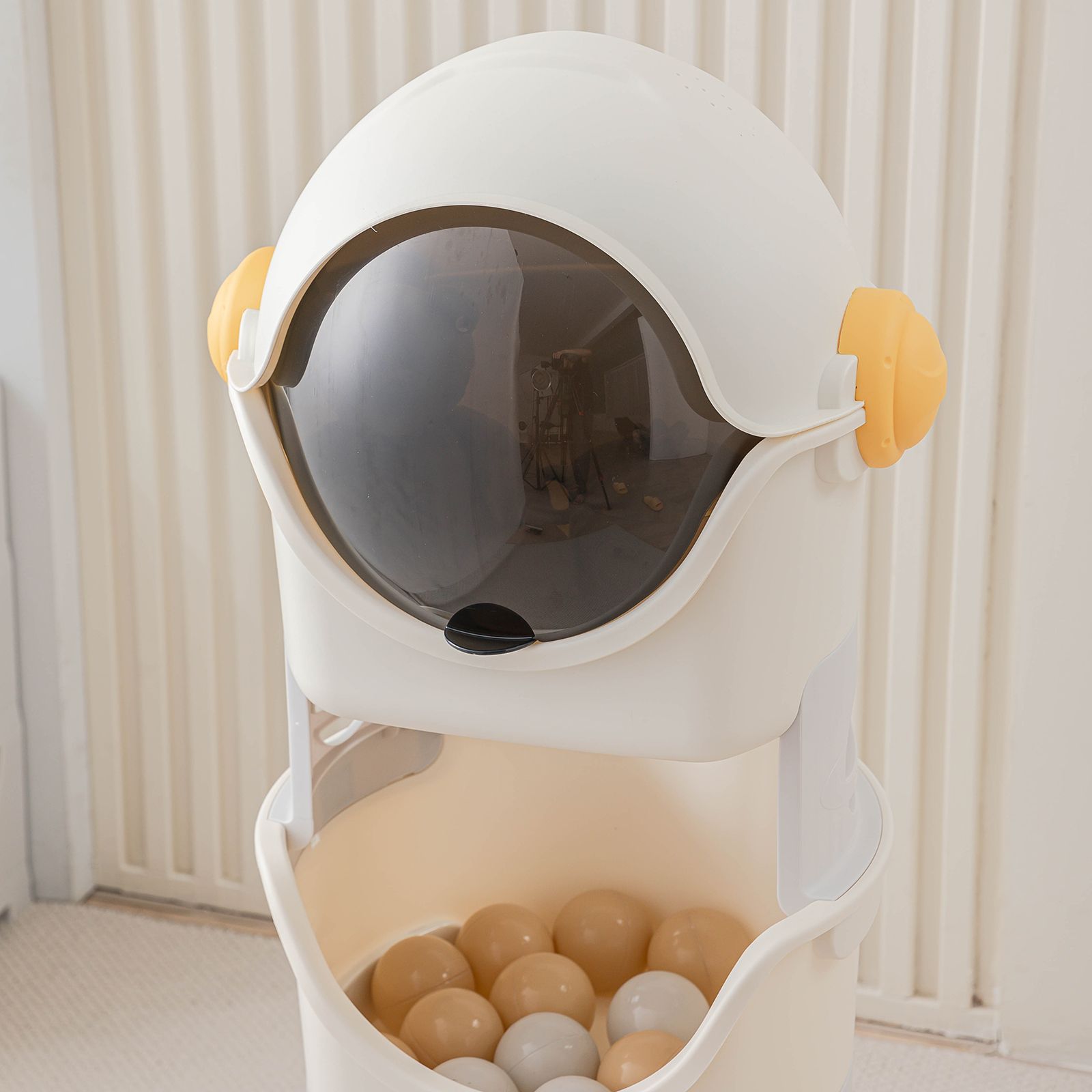 Стеллаж UNIX Kids Cosmo 3 levels Grey на колесиках - фото 18