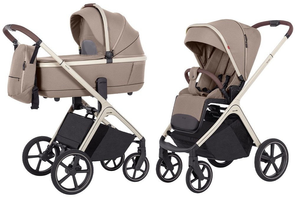 Коляска 2в1 Carrello Vector CRL-6550 бежевый - фото 1