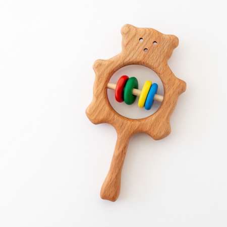 Игрушка Mag Wood погремушка Мишутка