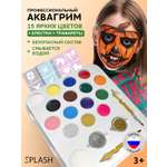 Аквагрим SPLASH краски 15 цв.