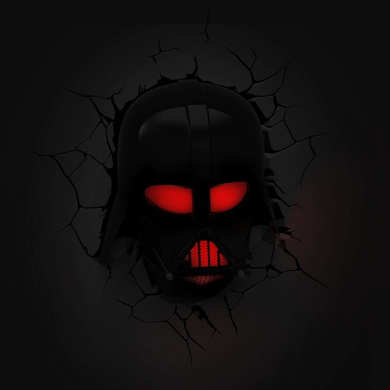Светильник 3D 3DLightFx StarWars DarthVader Helmet - фото 4