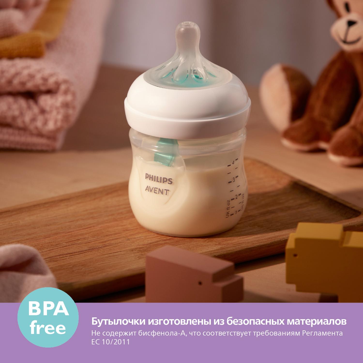 Бутылочка Philips Avent Natural 125 мл 2 шт. - фото 5
