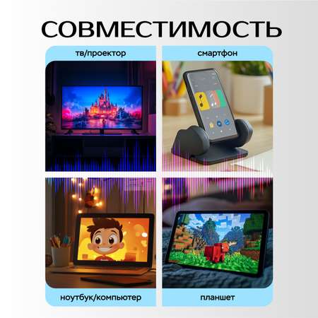 Беспроводная колонка Aimoto Колонка Bluetooth карманная Сменные заставки