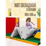 Мат Perfetto Sport № 4 (100х150х10 см) складной серый