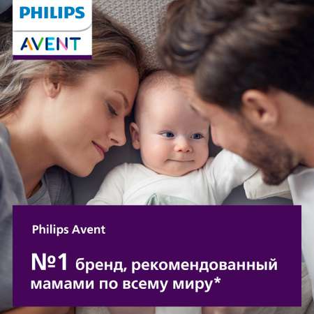 Пустышка Philips Avent силикон от 0 мес. 2 шт.