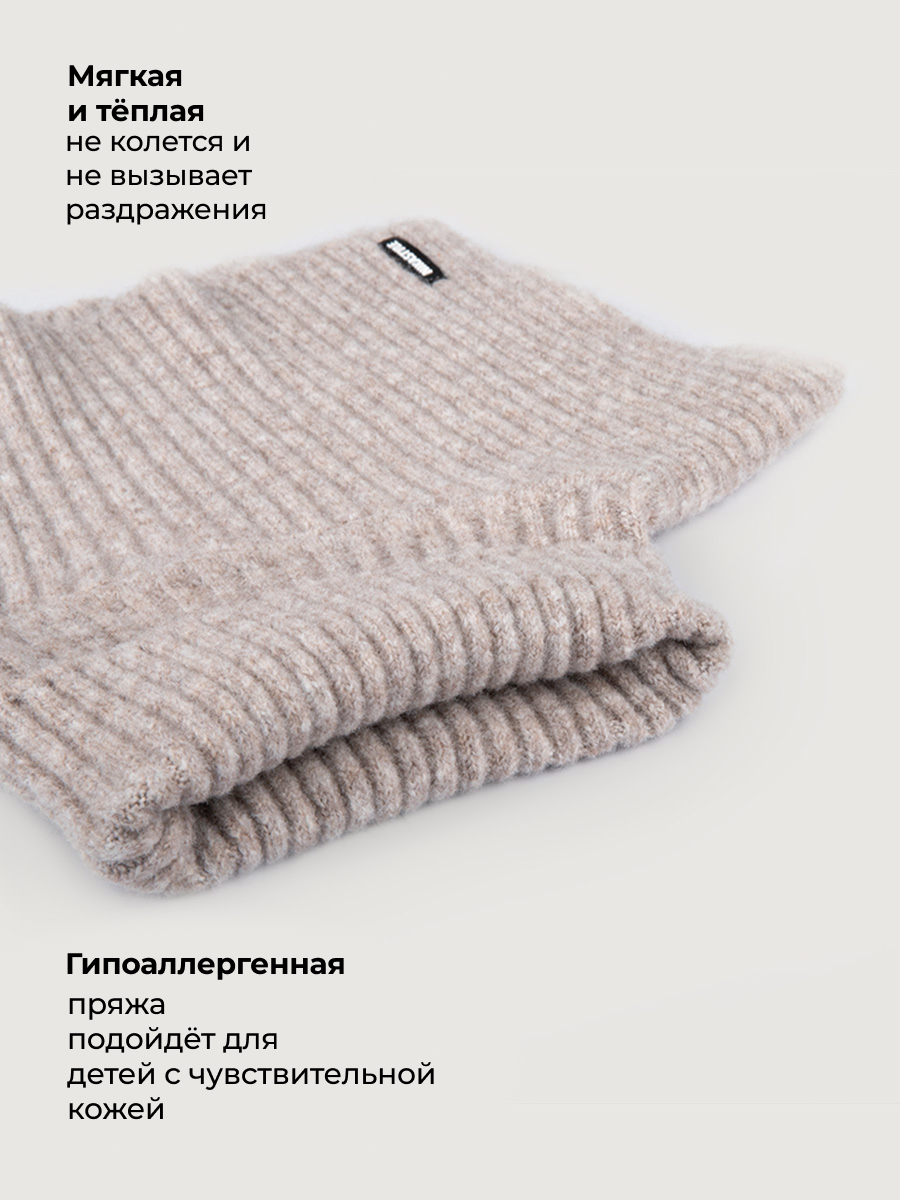Манишка NIKASTYLE 17з52426 латте - фото 4