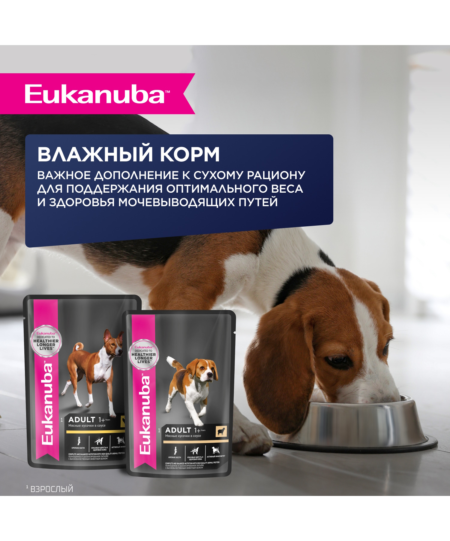 Корм для собак сухой для взрослых собак Eukanuba мелких и средних пород старше 1 года с ягненком 7кг - фото 7