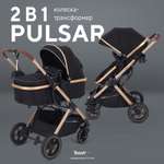 Коляска трансформер Rant Basic PULSAR GOLD (2в1) черный