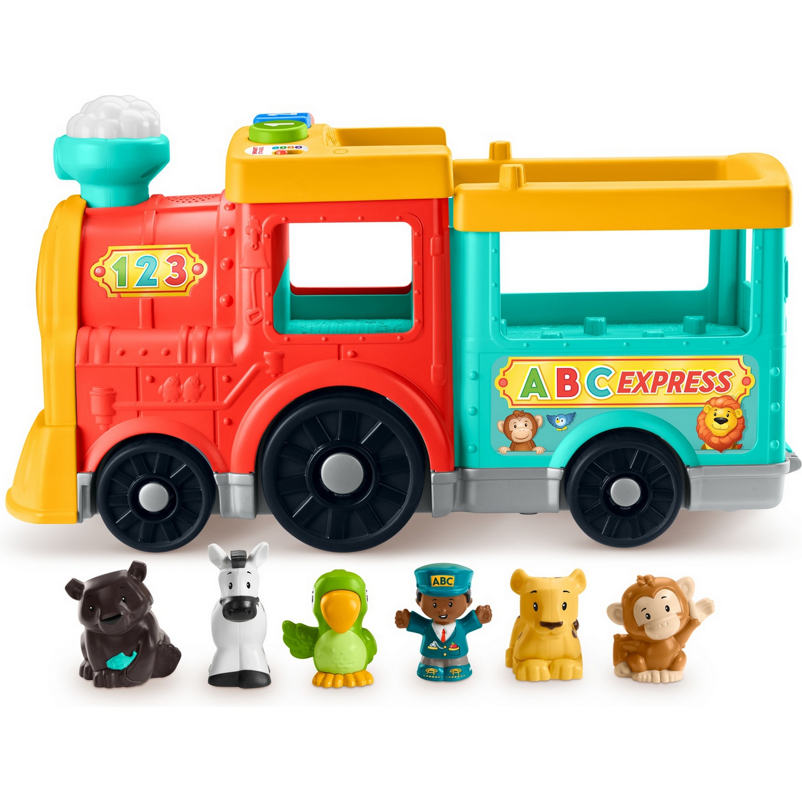 Экскаватор Fisher Price Little People АБВ-экспресс - фото 5