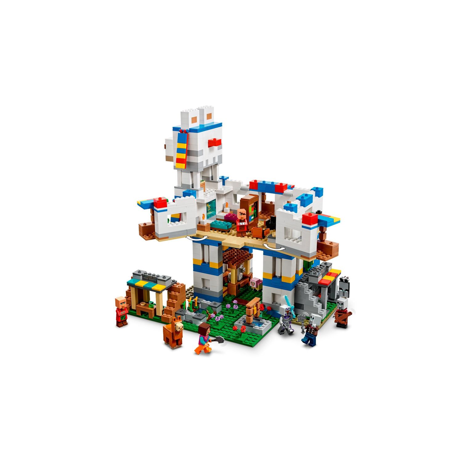 Конструктор LEGO Minecraft The Llama Village - фото 4
