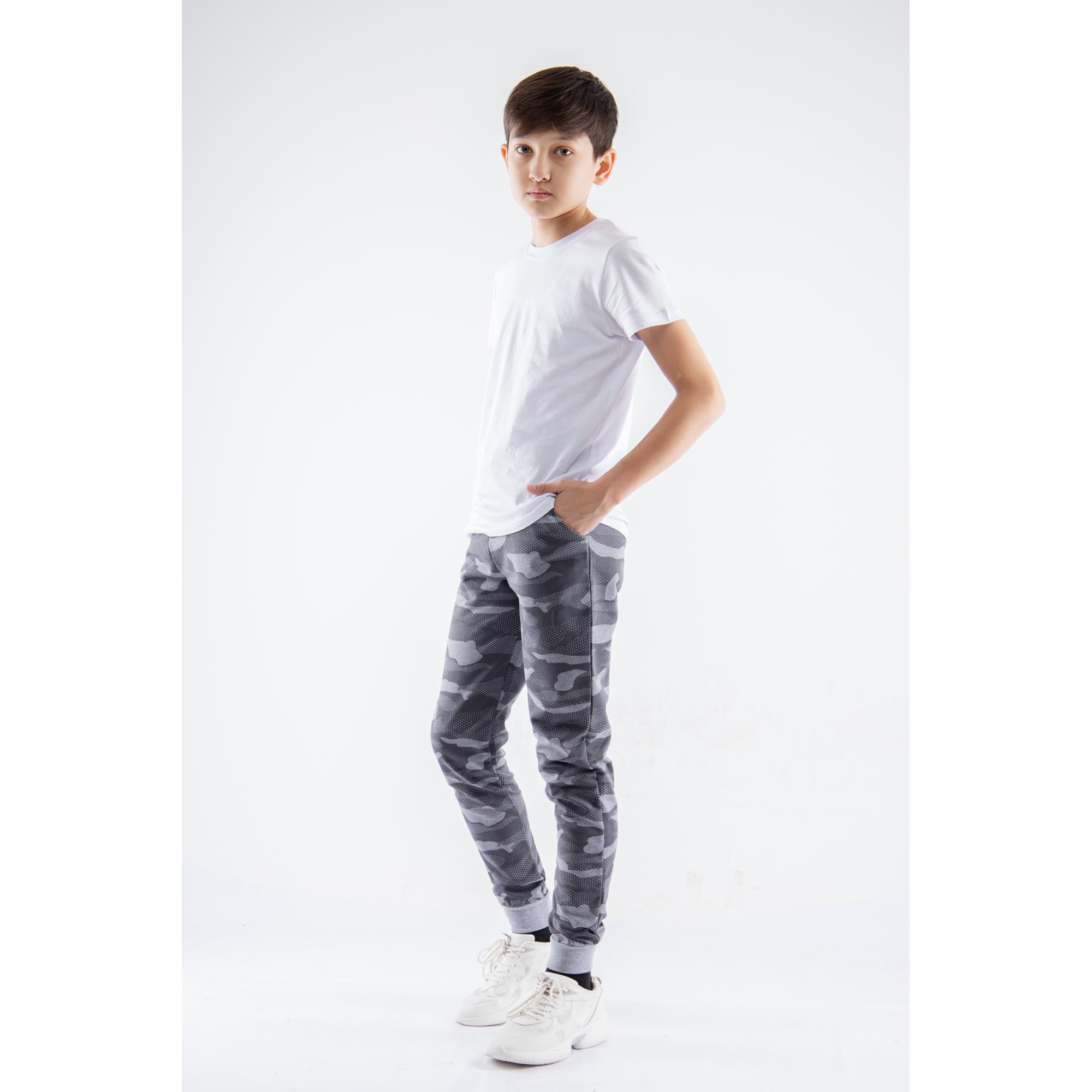 Брюки LELO kids LELO-452 seriymelang - фото 1