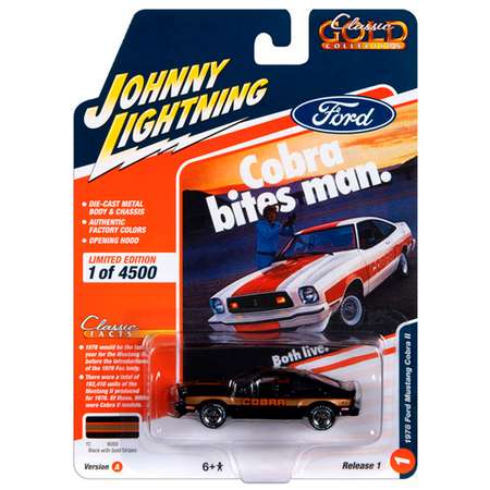 Автомобиль Johnny Lightning Ford 1:64 черный