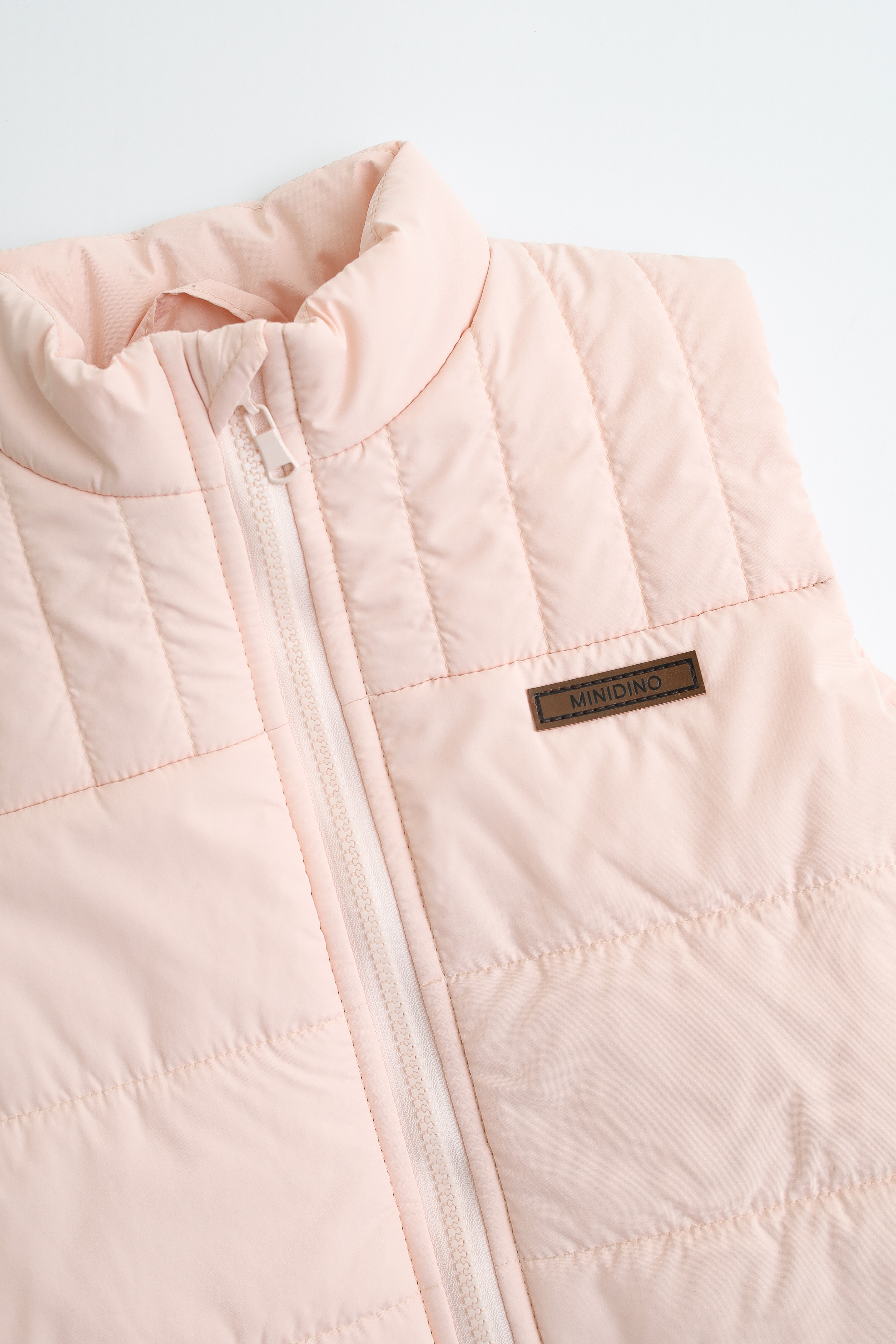 Жилет MINIDINO В-Ж-004Жилет утепленный Овер йогурт - фото 6