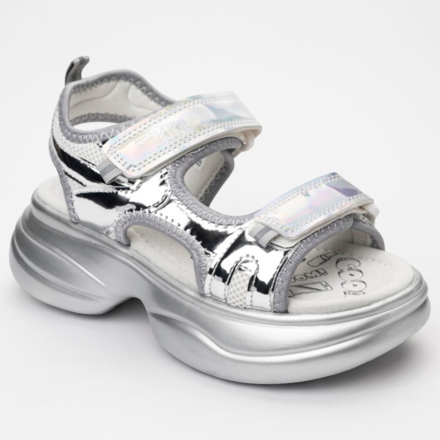 Сандалии TikkaGo 7F17_2606_silver - фото 3