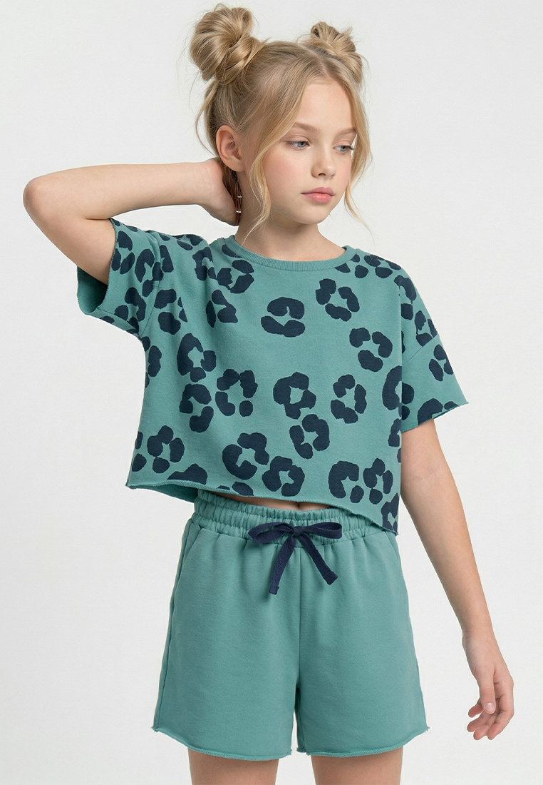 Изображение товара Комплект футболка и шорты YOULALA для девочки