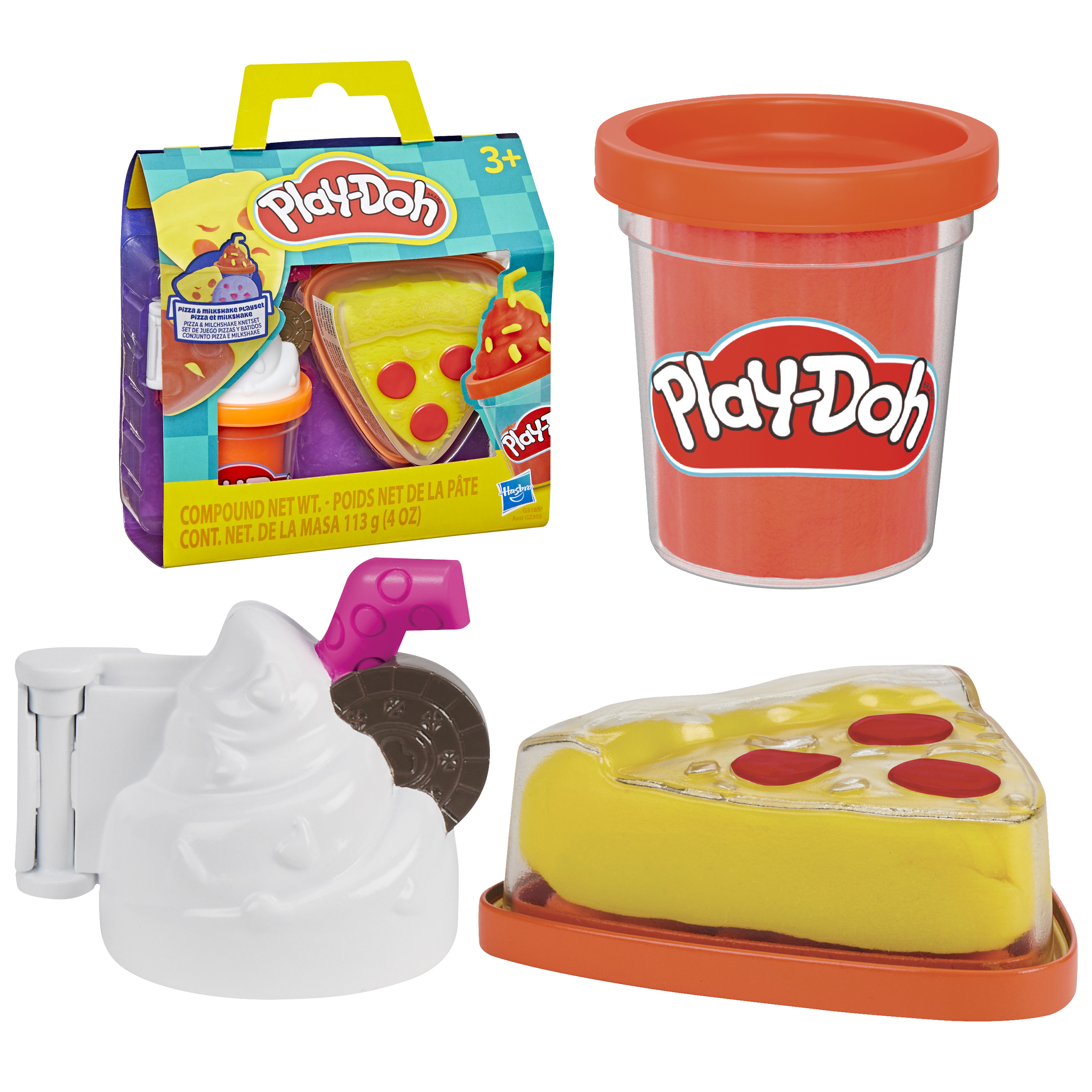 Масса для лепки Hasbro Play Doh Пицца и коктейль - фото 9