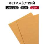 Фетр Айрис жесткий 1 мм 20х30см 2 шт