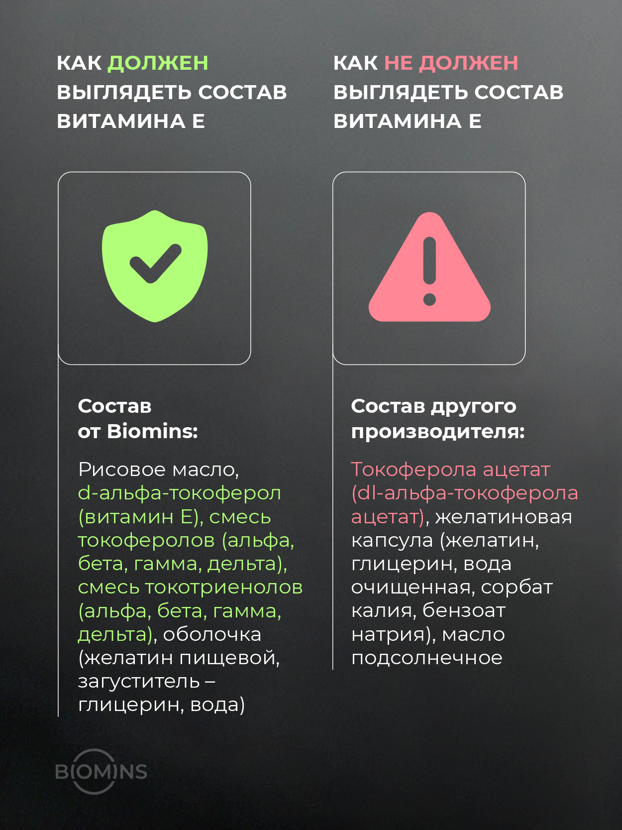 БАД Biomins Витамин е - фото 6