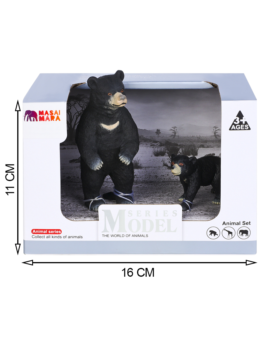 Игровой набор Masai Mara Семья гималайских медведей - фото 7