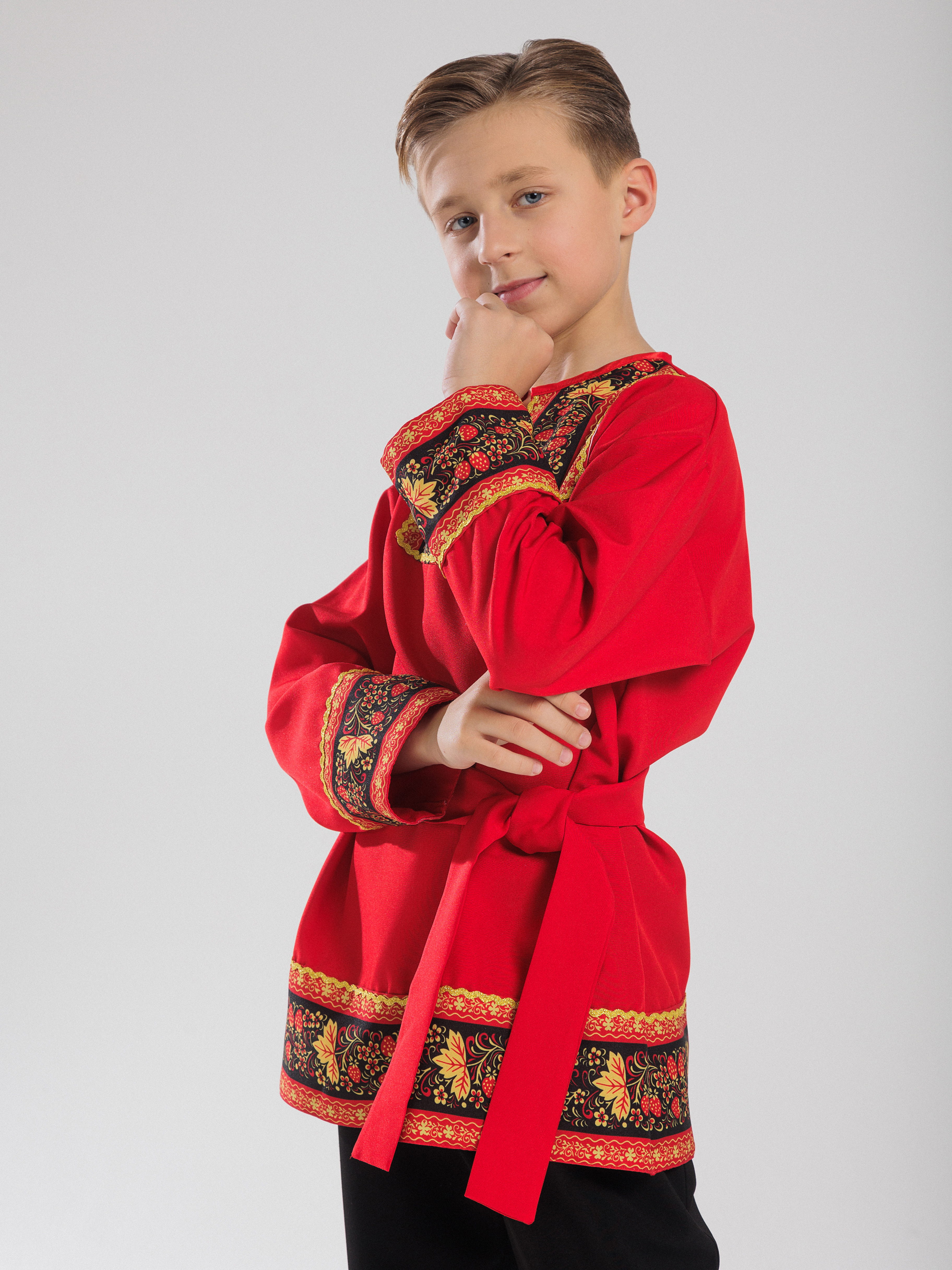 Рубашка русская народная Gala-Вальс С/Иван/красн/мальч - фото 1