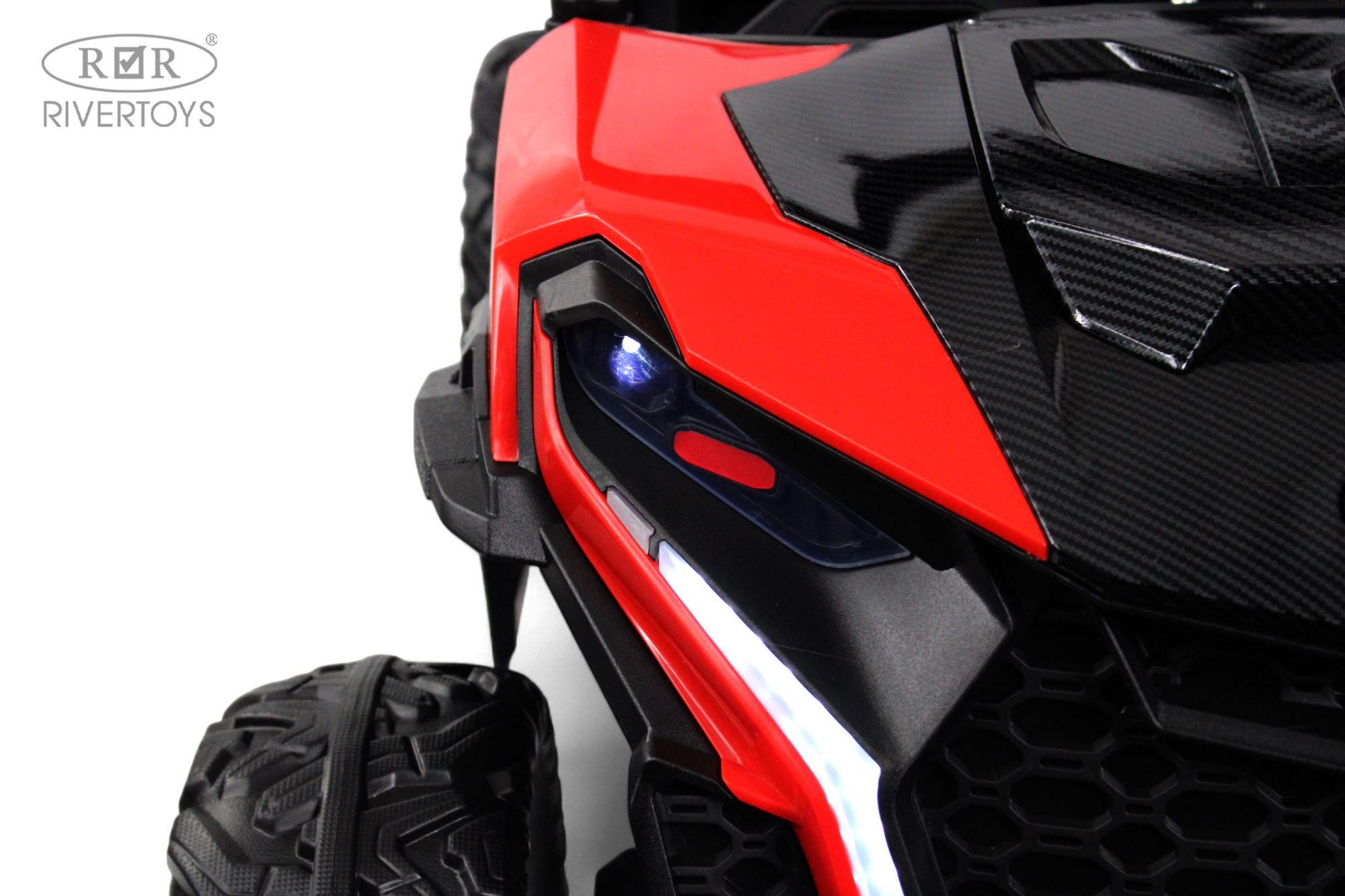 Электромобиль RIVERTOYS K555KK-BUGGY-RED С пультом ДУ - фото 13