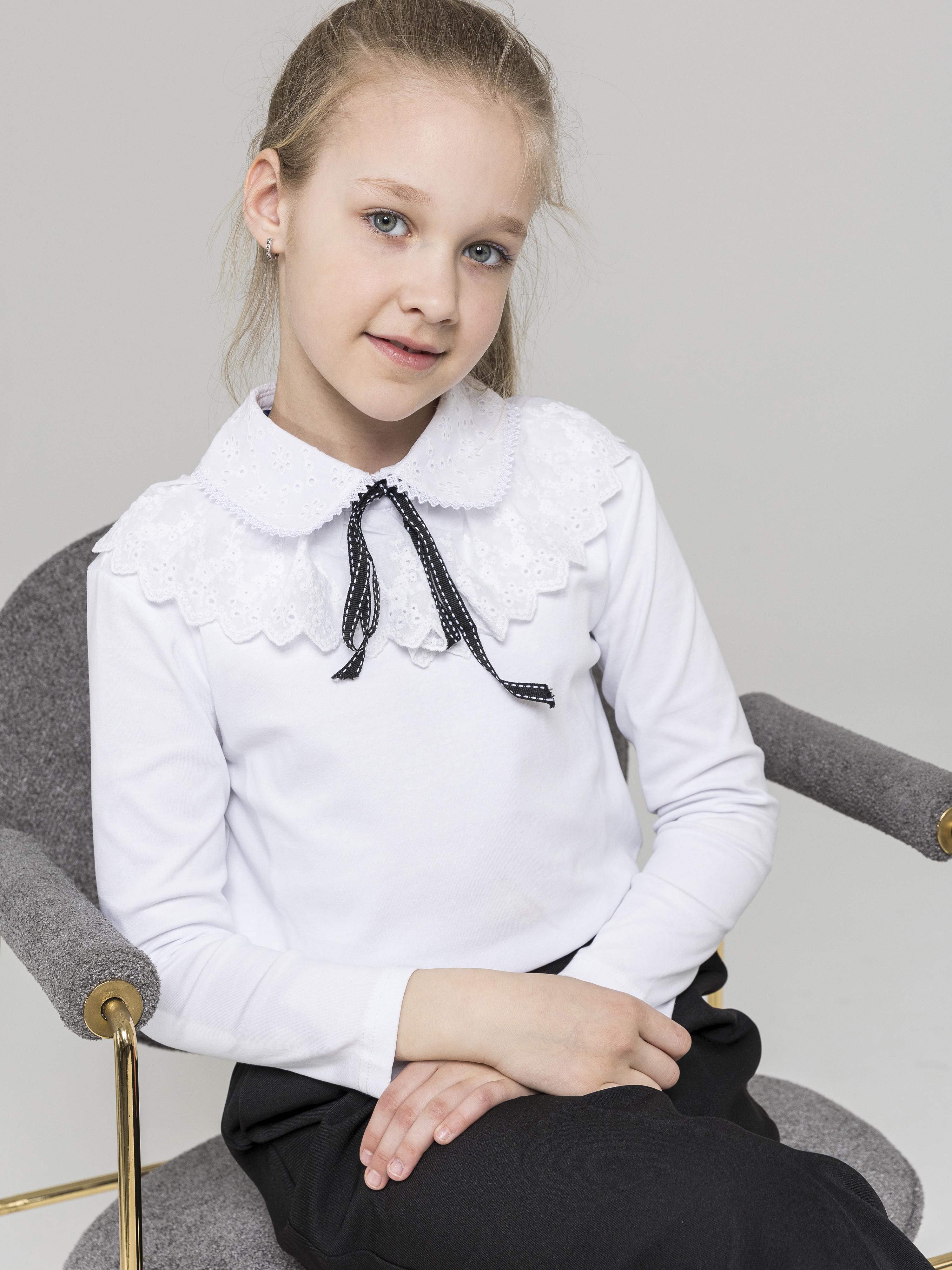 Блузка СИНЯЯ МОДА W002-G39 - фото 1