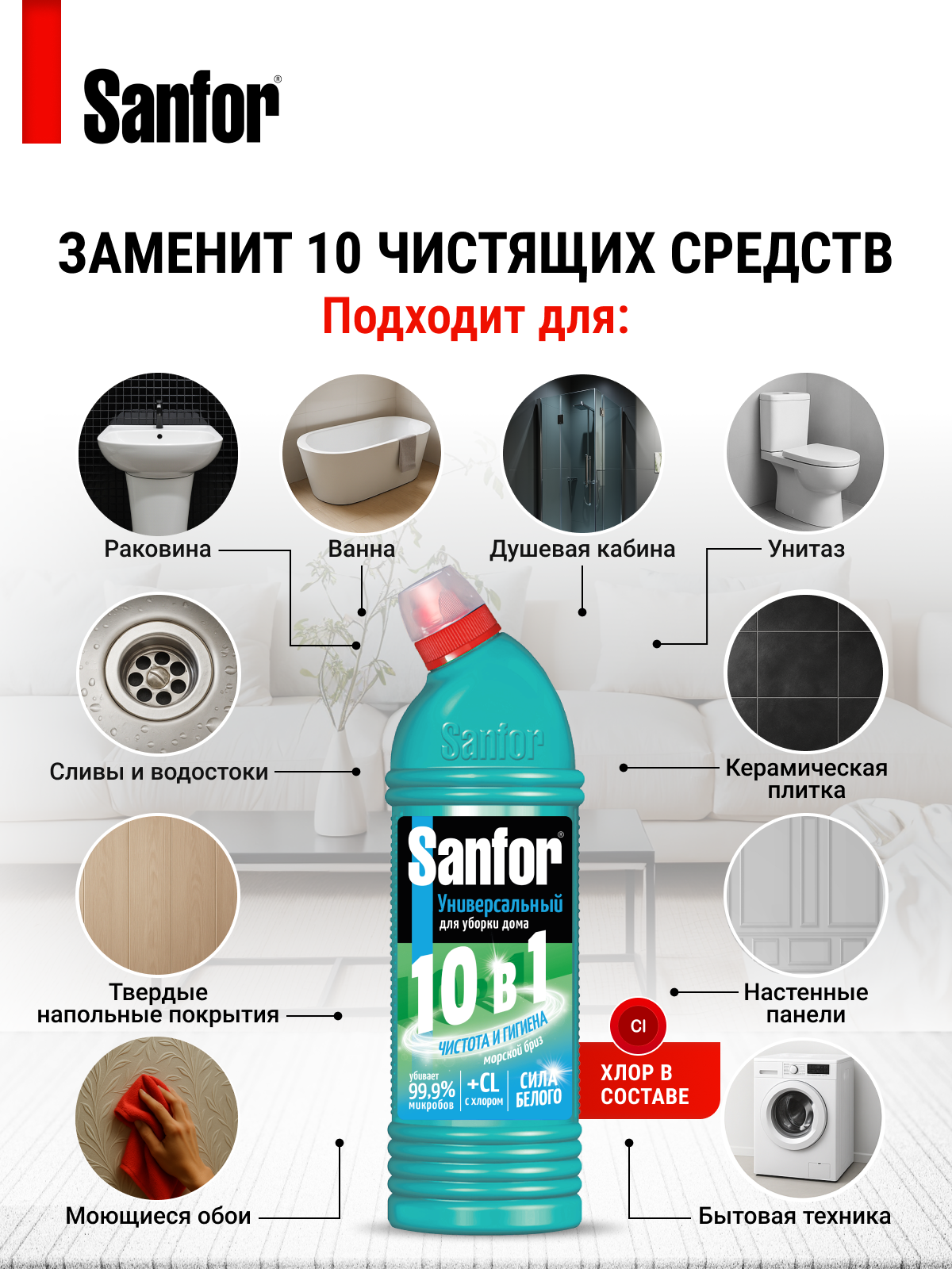 Чистящее средство Sanfor - фото 3